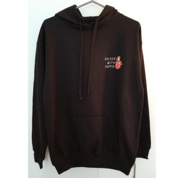 Dog Limited Rockers with Puppies Hoodie Size Medium EUC - Picture 4 of 13